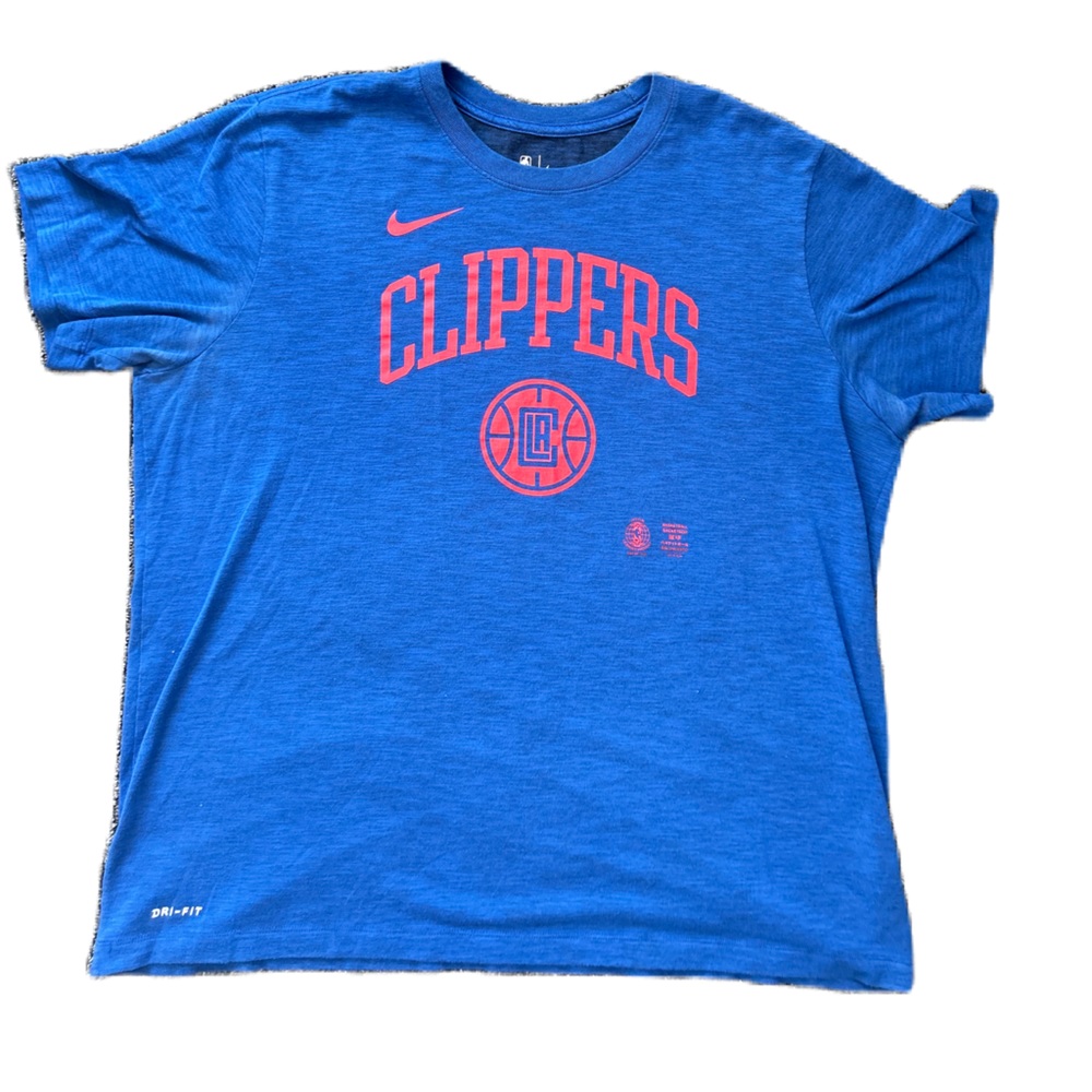 Nike Dri Fit NBA Los Angeles Clippers Men’s T-shirt Size XXL